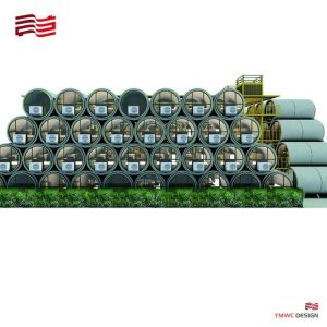 Witness the transformation of cement pipes experience the charm of the culvert