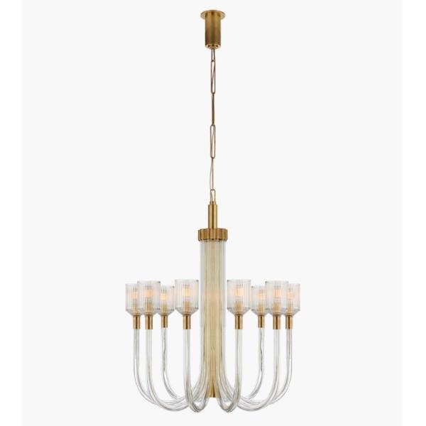 KW 5401 Reverie Medium Single Tier Chandelier Brass / Polished Nickel / Bronze