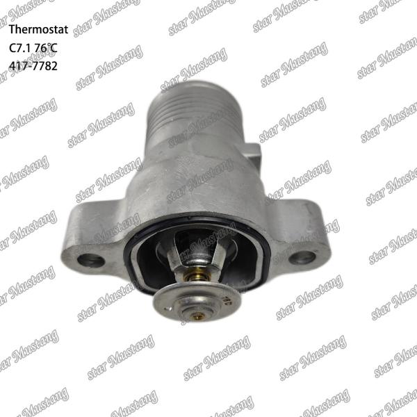 Quality Thermostat C7.1 417-7782 76℃ Engine Part for sale
