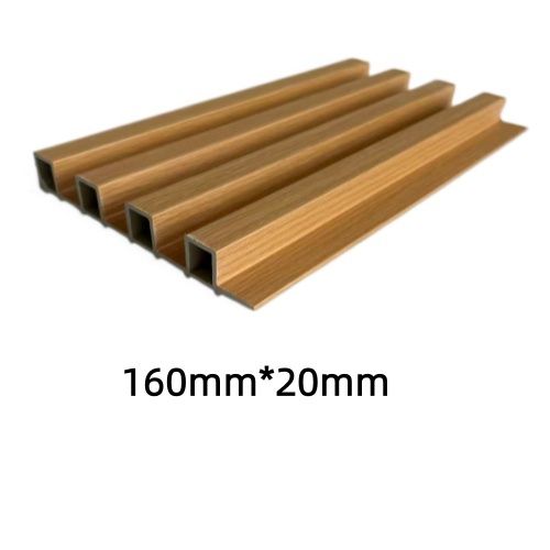 160*20mm Interior WPC Wall Panel Cladding Anti Scratch Anti Warp
