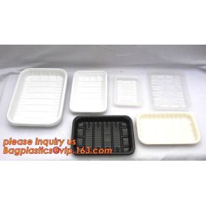 corn starch dinnerware sets biodegradable cake tray, Corn Starch White Molded