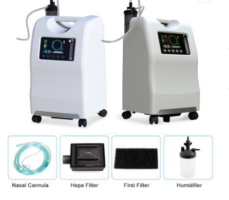 Quality Medical Dual Flow 10 Liter Portable Oxygen Concentrator With Voice Function for sale