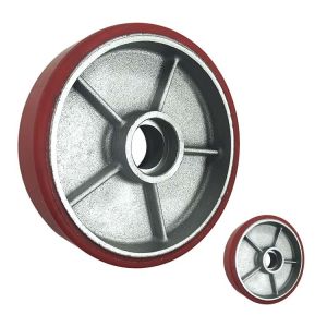 200x50mm 2200lbs Loading Polyurethane Casters For Pallet Truck