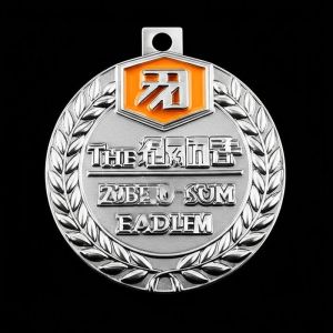 Custom Medals and Customized Badge Emblem with 2mm Thickness Shiny Gold Plating and 7-10 Business Days Production Time
