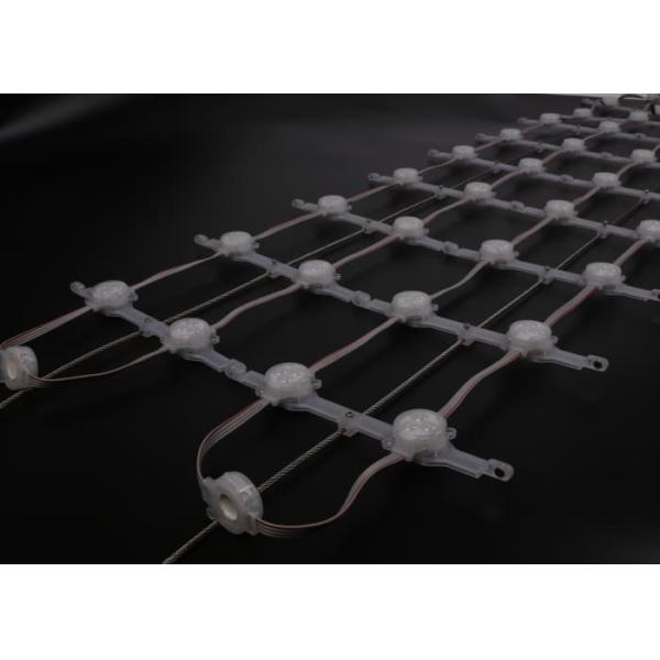 Quality Outdoor Decoration IP67 Transparent Advertising LED Screen P143 Flexible Point Light PC Material Led Mesh Screen for sale