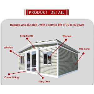 Luxury Modular Folding Prefab Expandable Foldable Mobile House with Customized