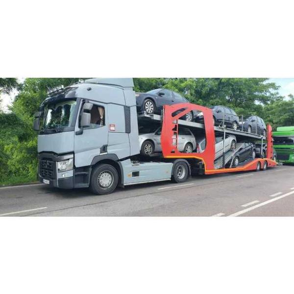 13600 mm+1300 mm length 2550mm width Extension2 AXLE CAR CARRIER SEMI-TRAILER