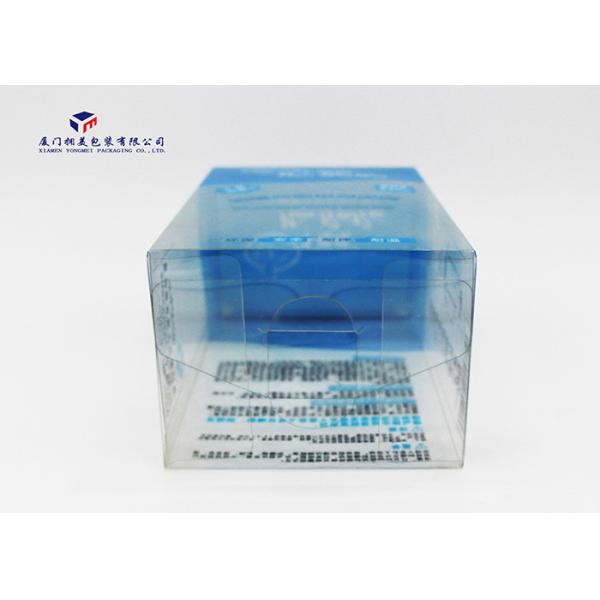 0.3mm Thickness PET Plastic Retail Packaging Boxes Offset Printing Hang Strip On Top