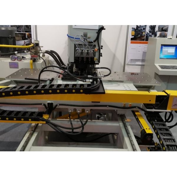 Model BNC100 Automatic CNC Plate Punching Marking And Drilling Machine For Steel Towers
