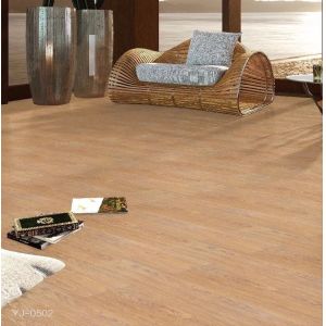 152.4*914.4mm PVC Floor Covering Thickness 2.0mm Wear Layer 0.1mm