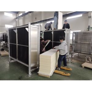 Double Deck PES Mbr Flat Sheet Membrane Hollow Fiber Bioreactor With SS304 Rack
