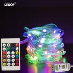 Smart Addressable Rgb Light String With Music/Timing/Bluetooth Functions For