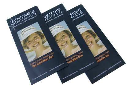 Glossy varnishing, folding Colour Flyer Printing service ISO14001:2004 SGS-COC