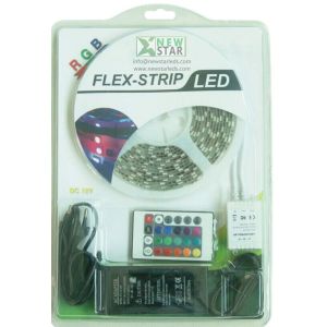 Wholesale Led Strip with 24key Remote and power supply, RGB Blister Led Strip, DC12V LED Strip Kit from china suppliers