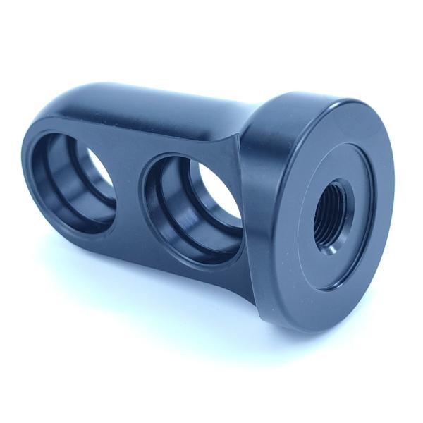 Quality Custom Precision CNC Machining Anodizing Black Aluminum Parts with Black Powder Coating for sale