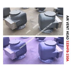 China Air Vent Head For Ballast Tank Model:533HFB-150A (With Fire Mesh) Material:Body Ductile Iron, Interior Parts Stainless on sale