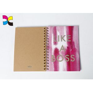 Custom Spiral Bound Notebook Agenda Planner Printing Lamination Surface