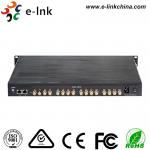 16 Port Ethernet Over Coax Converter , Coaxial Cable To Ethernet Adapter