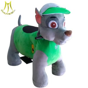 Wholesale Hansel amusement park coin operated walking motorized plush riding animals from china suppliers