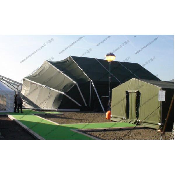 Aluminum Frame Folding Military Army Tent Army Green PVC Mini For Outside