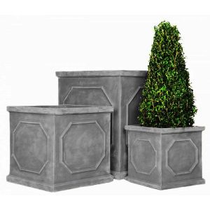 Wholesale Flower Planters Pots Hand Carved Fiber Clay Planter With Finishing Hand Carved Unique Design from china suppliers