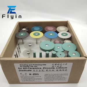 Resin Diamond Polishing Grinding Head Burs Dental Lab Tools Removable For