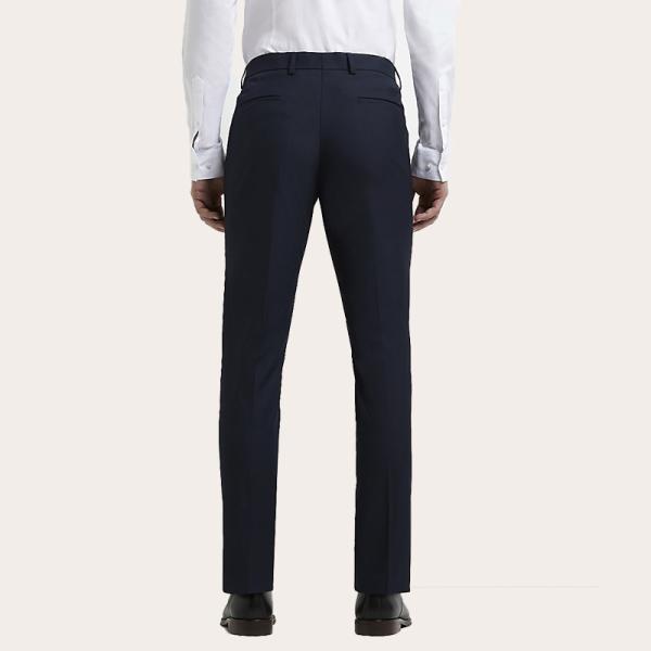 Black 2PCS Mens Tuxedo Suit Jacket And Trousers For Special Occasion Formal Wear Custom