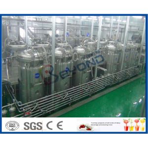 Full Auto CIP Cleaning Fruit Juice Manufacturing Plant With Fruit Juice