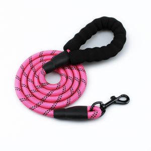 Pet Leashes Padded Handle Customized Color Portable Comfortable Free Reflective