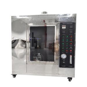 UL 94 Horizontal and Vertical Burner Test Chamber with Fully Adjustable Supports