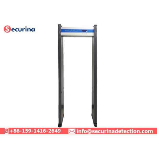 Wide Applications Door Frame Metal Detector 6 Detecting Zones For Public