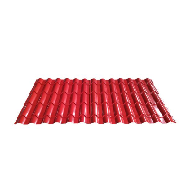 Bamboo Glazed Roof Tile Roll Forming Machine Metal Steel Step Tile Making Machine