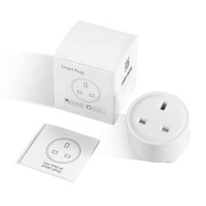 10A AC100V Smart Plug Socket UK Tuya Power Plug Alexa And Google Assistant