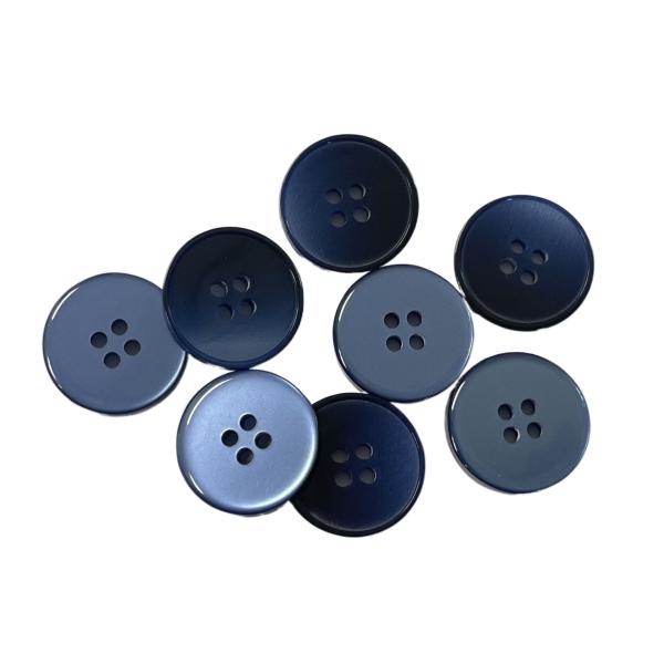 Fancy Shirt Buttons Dark Navy 28L With little rim Use On garment