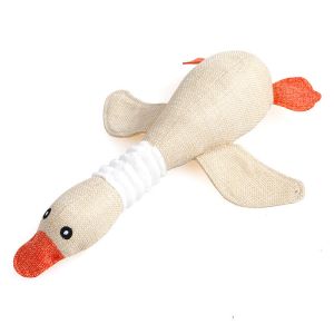 Dog Toy Pet Puppy Chew Plush Squeaky Wild Goose Teddy Puppy Keep Your Dog Active