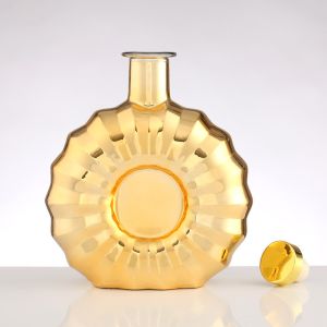 Hot Stamping Tequila Bottle with Cork Cap Add a Touch of Luxury to Your Home Bar