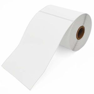 Barcode Logo Direct Thermal Transfer Label Sticker Roll Customized