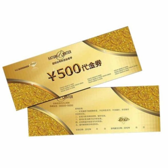 Quality CMYK printing Eco Friendly Paper Custom Logo For Coupon Tickets Lottery for sale