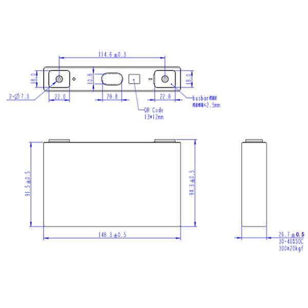 EVE LiFePo4 Prismatic Cells, 3.2V Cell For Electric Vehicles, Energy Storage System, UPS
