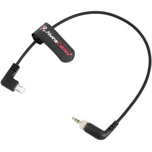Alvin's Locking 3.5mm TRS to Micro USB Timecode Cable for Sony, Deity, Tentacle