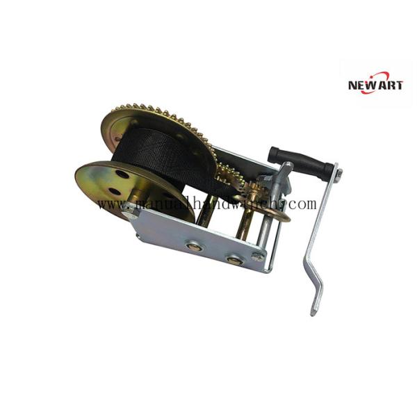 Quality 2 Speed Strap Manual Hand Winch For Boat 4WD With 2500LBS / 1136KGS for sale
