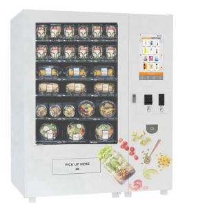 Smart combo Robotic Vending Machine with Lift System for Fresh Food sandwich