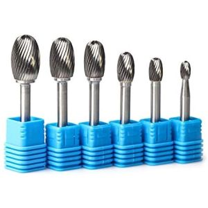 Silver Cylinder Carbide Burr Bit For Grinding Polishing SC Type