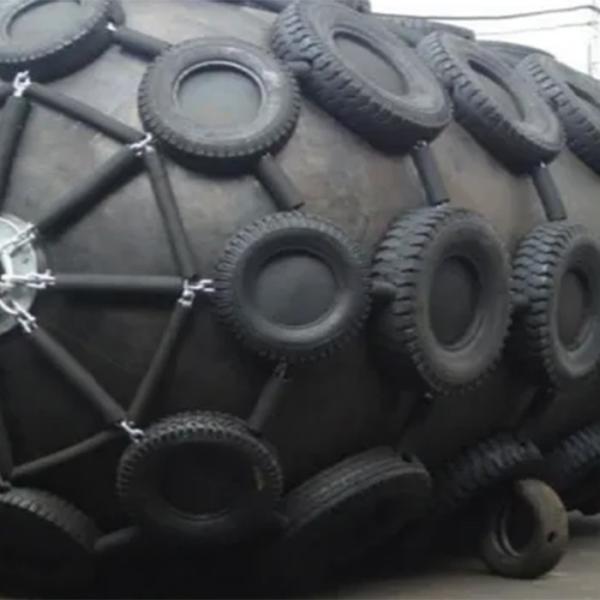 D1000 L1500 Marine Pneumatic Rubber Fender Pontoon Buoy Inflatable