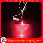 Red, Yellow, Blue Glow Flash Pendan, Flashing Led Necklaces HL-B2112