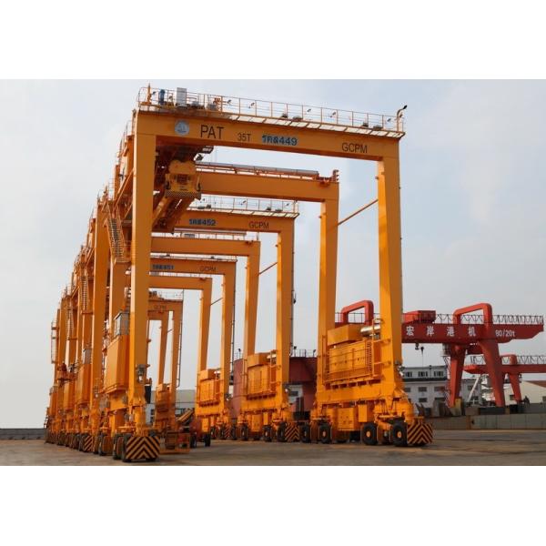 Electric Container Mobile Gantry Crane RTG Rubber Tyre 30 Ton 40t For Port