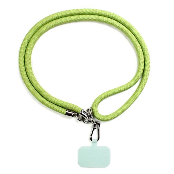 ODM Universal Phone Lanyard Adjustable Nylon Neck Phone Strap With Patch Metal