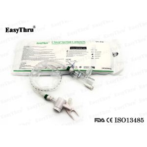 40cm Inline Disposable Suction Catheter 72h For Connector Ventilator