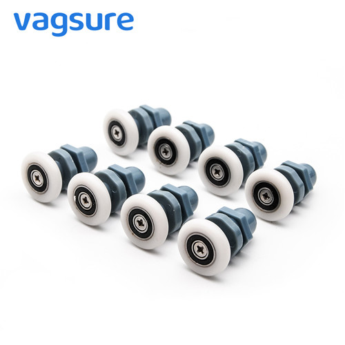 Small Single Sliding Shower Door Rollers , Height 3.7CM Shower Door Runner