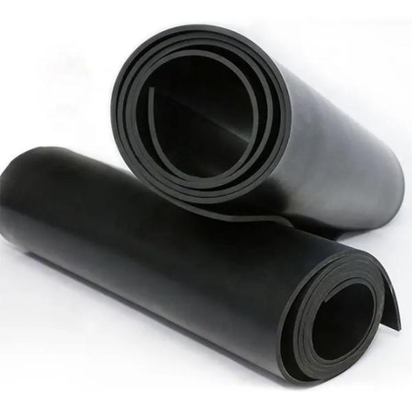 Tensile Strength 4MPa Black Industrial Rubber Matting Custom EPDM Silicone